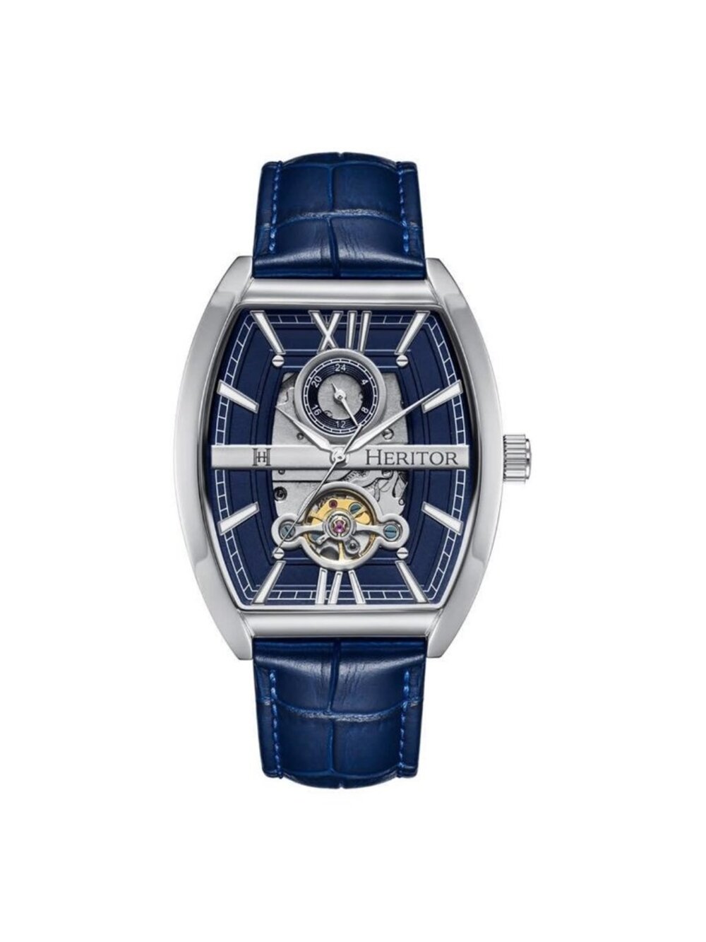 NWT Heritor Masterson Automatic Blue Dial Men's Watch